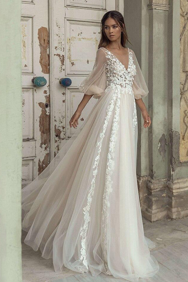 Boho Brautkleid